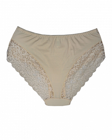 Женские кружевные трусы слипы (большие размеры) ALINA 